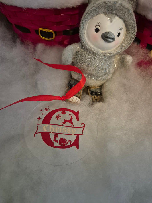 Bauble with Scroll Name